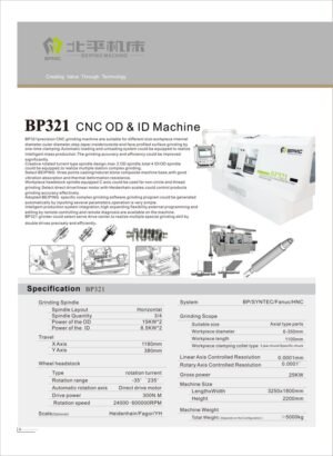Masini de rectificat CNC BPMC · BP321