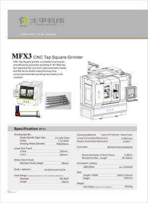 Masini de rectificat CNC BPMC · MFX3