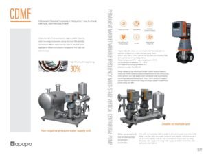 Pompe pentru alimentare si presurizare FAPAPO · CDMF